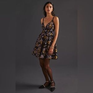ANTHROPOLOGIE Jacquard A-Line Mini Dress - 6P - new with tags!